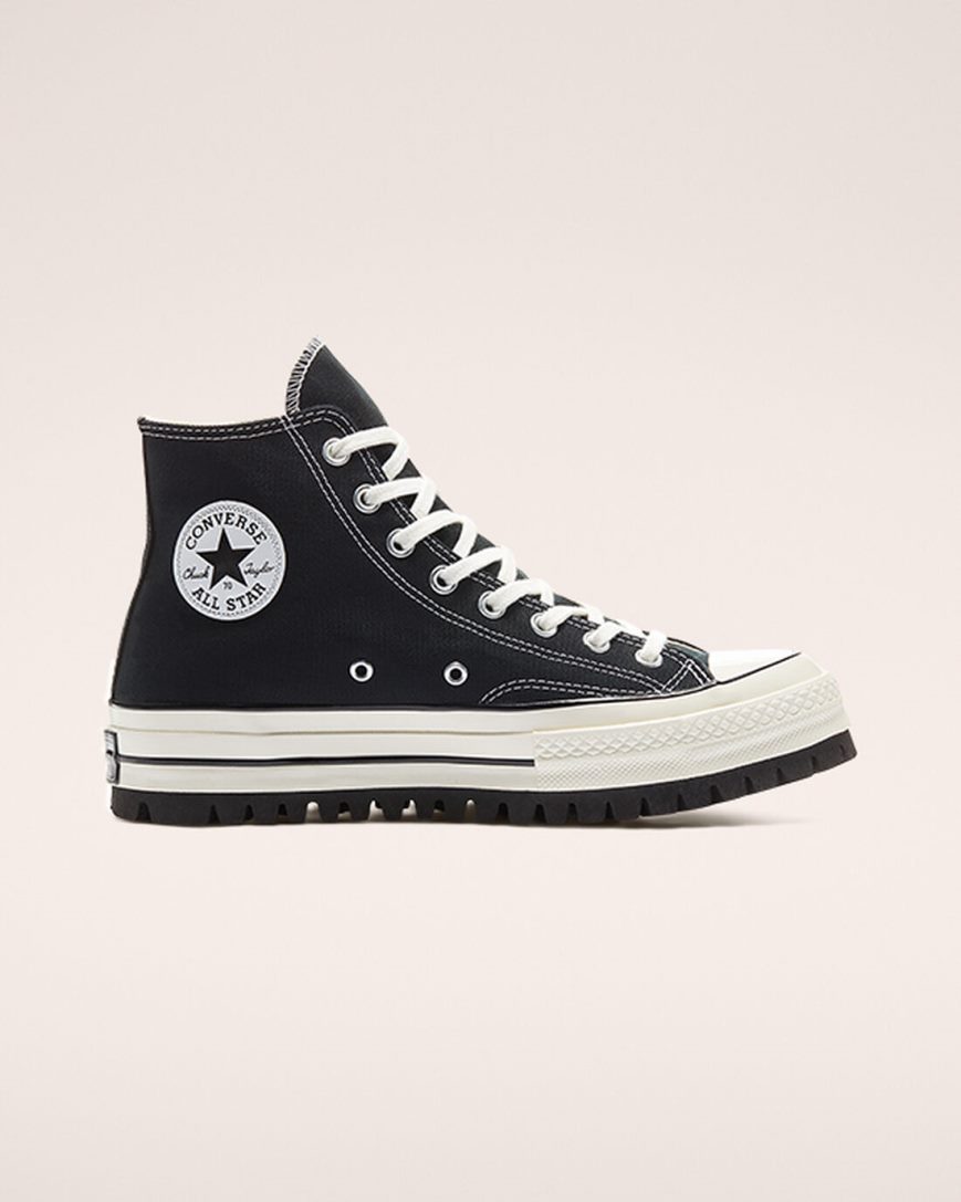 Tenisi Inalti Barbati Converse Chuck 70 Trek Negrii | RO WXGVN912